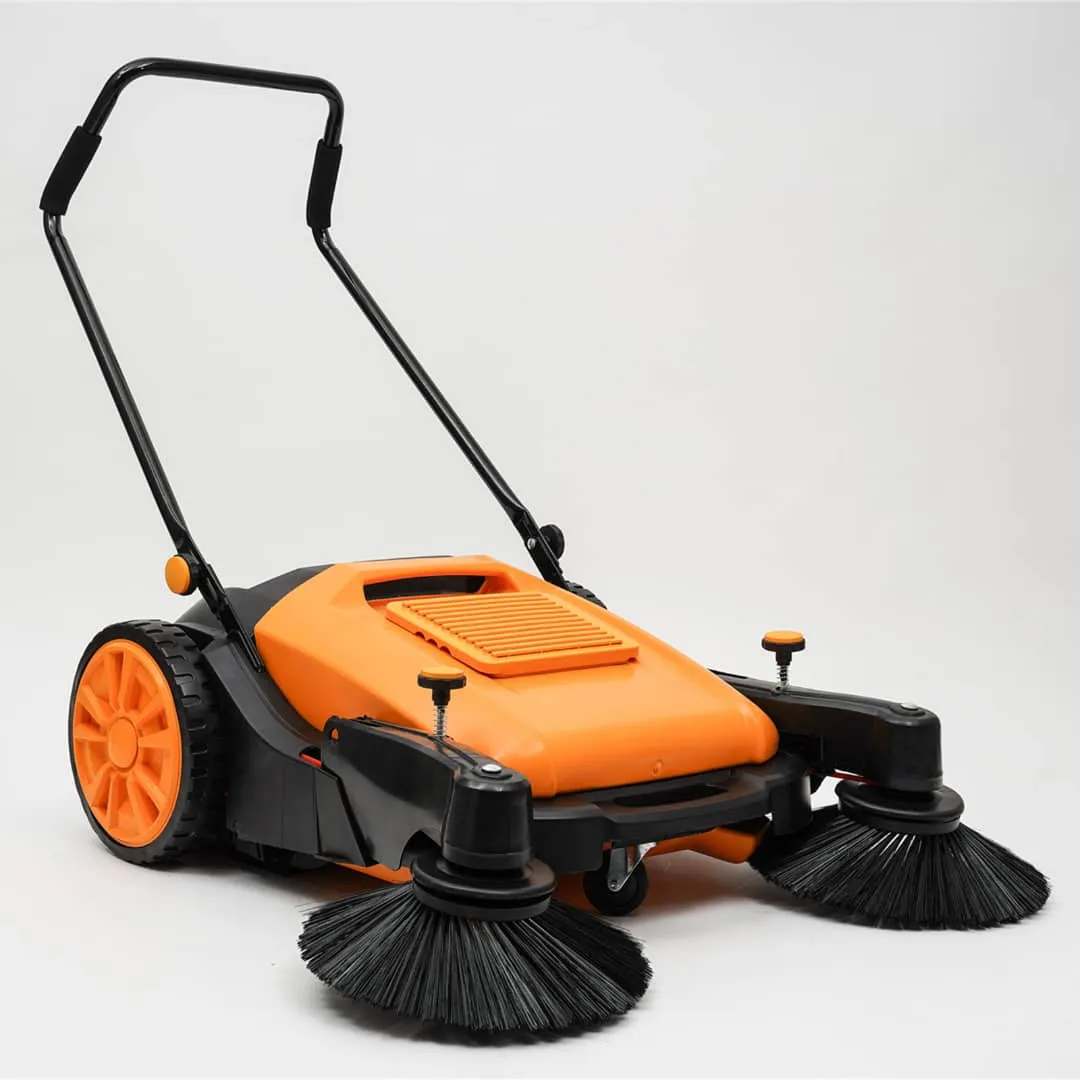Semi automatic floor sweeper